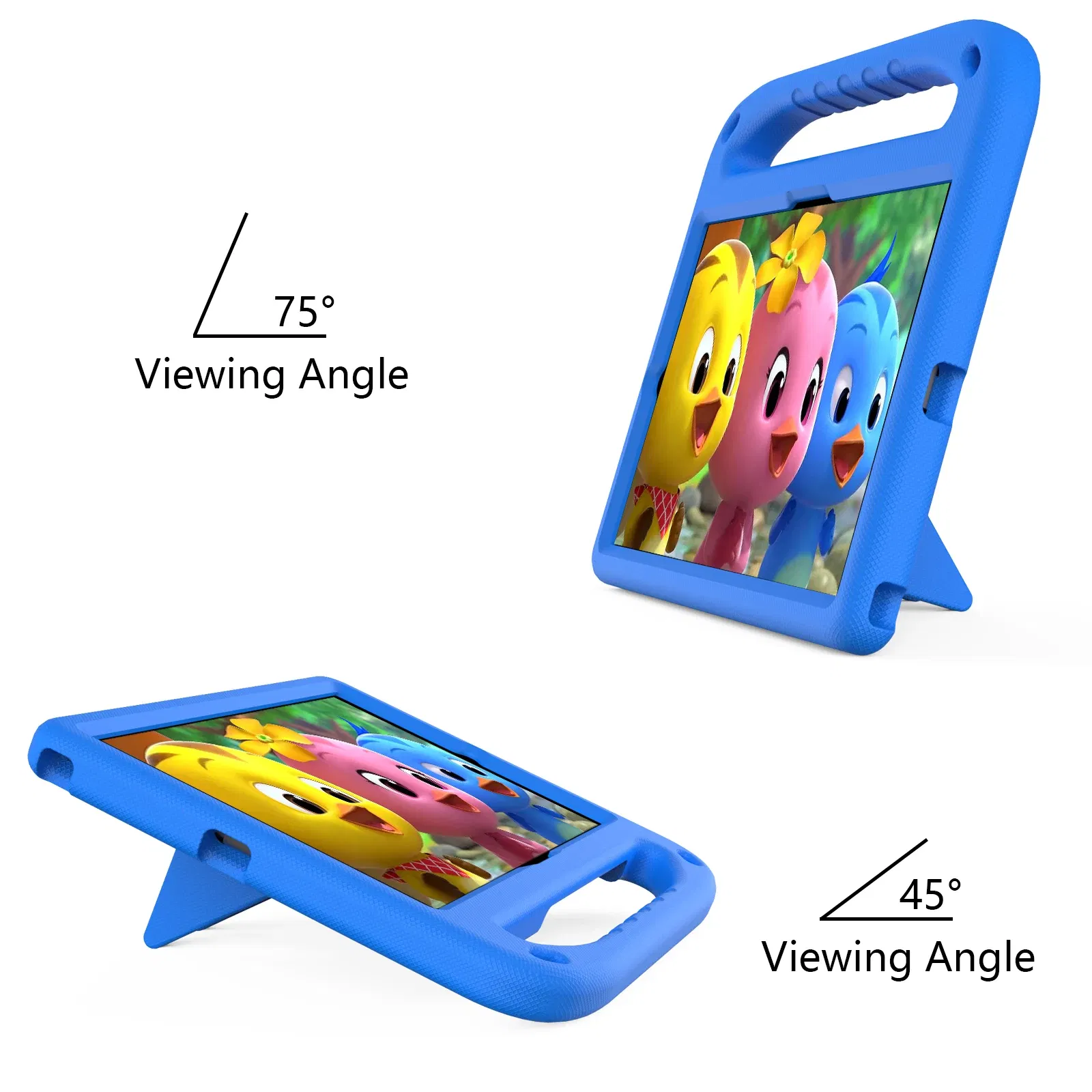 Color: green, Size: Thirteen - Kids tablet case for Samsung Galaxy Tab S9FE+ S9+ S9 S8 S8+ S7FE S7+ A7Lite S5e S6 Lite A9+ A9 A8 A7 T510 T307U Child shel