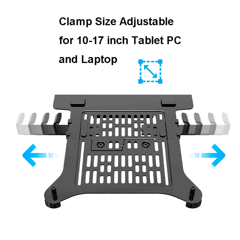 Color: black, Ships From: CHINA - NB NEW FP-2 10"-17" laptop desktop Holder notebook computer mount stand laptop clamp accessories