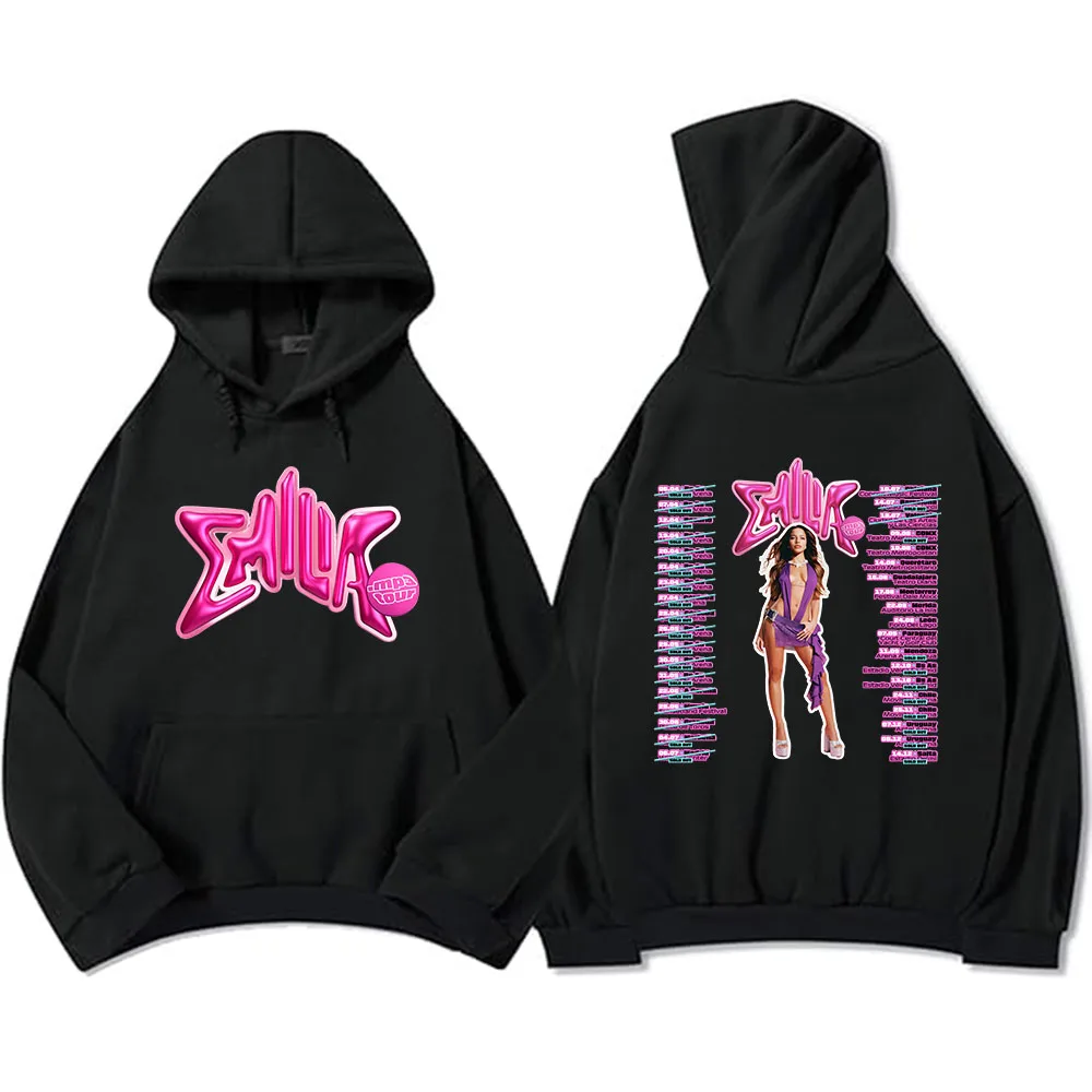 Color: army green, Size: XXXL - Emilia Mernes MP3 Hoodies Winter Long Sleeve Hooded Pullovers Men Clothes Fleece Pocket Singer Graphic Sweatshirts Print Hoody