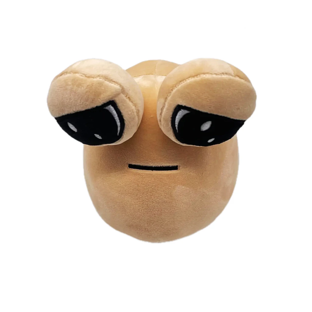 Color: green - 1-6Pcs 22Cm Anime Game The Maw My Pet Alien Pou Kawaii Cartoon Plush Toys Children Birthday Xmas Gifts