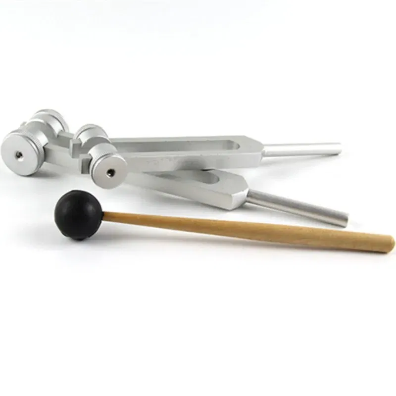 Color: Red - 128Hz 256Hz 512Hz 1024Hz 2048Hz 4096Hz Nervous System Testing Medical Neurological Tuning Fork Sets for Sound Healing Therapy