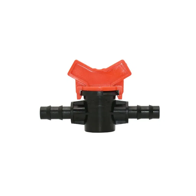 Color: Red - 1/4" 3/8" 1/2" 3/4" Garden Tap DN15 DN20 Irrigation Water Valve Mini Valve Waterstop Connectors Garden Hose Adapter 1pcs