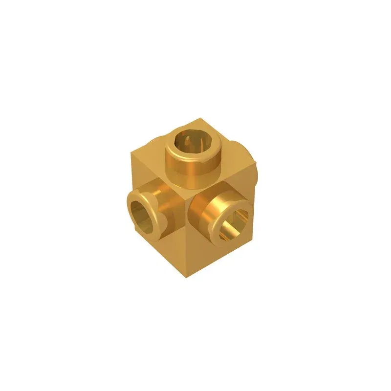 Color: tan - Gobricks GDS-650 BRICK 1X1 W. 4 KNOBS compatible with lego 4733 children's DIY Educational Building Blocks Technical