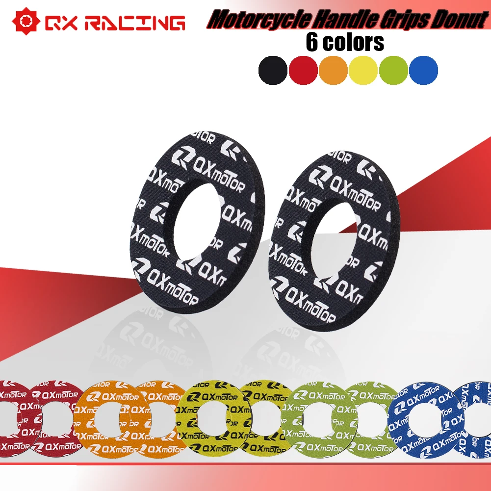 Color: Champagne - Motorcycle Handle Grips Donut For KTM HONDA KAWASAKI YAMAHA CRF YZ RM KLX Any Dirt Pit Bike Motocross Enduro Handlebar Grip