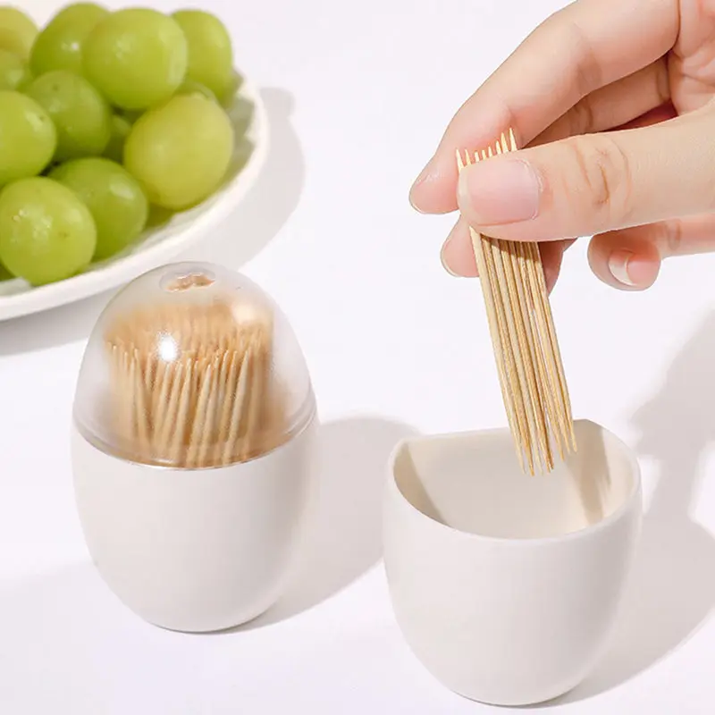 Color: black, Ships From: CHINA - Refrigerator Magnetic Toothpick Dispenser with Lid Plastic Clear Tooth-pick Holder Storage Box Mini Container for Home Kitchen