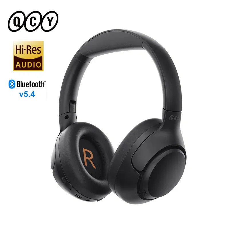 Color: WHITE, Ships From: CHINA - New! H3 ANC Wireless Headphones Bluetooth 5.4 Hi-Res Audio Over Ear Headset 43dB Hybrid Active Noise Cancellation Earphones 60H