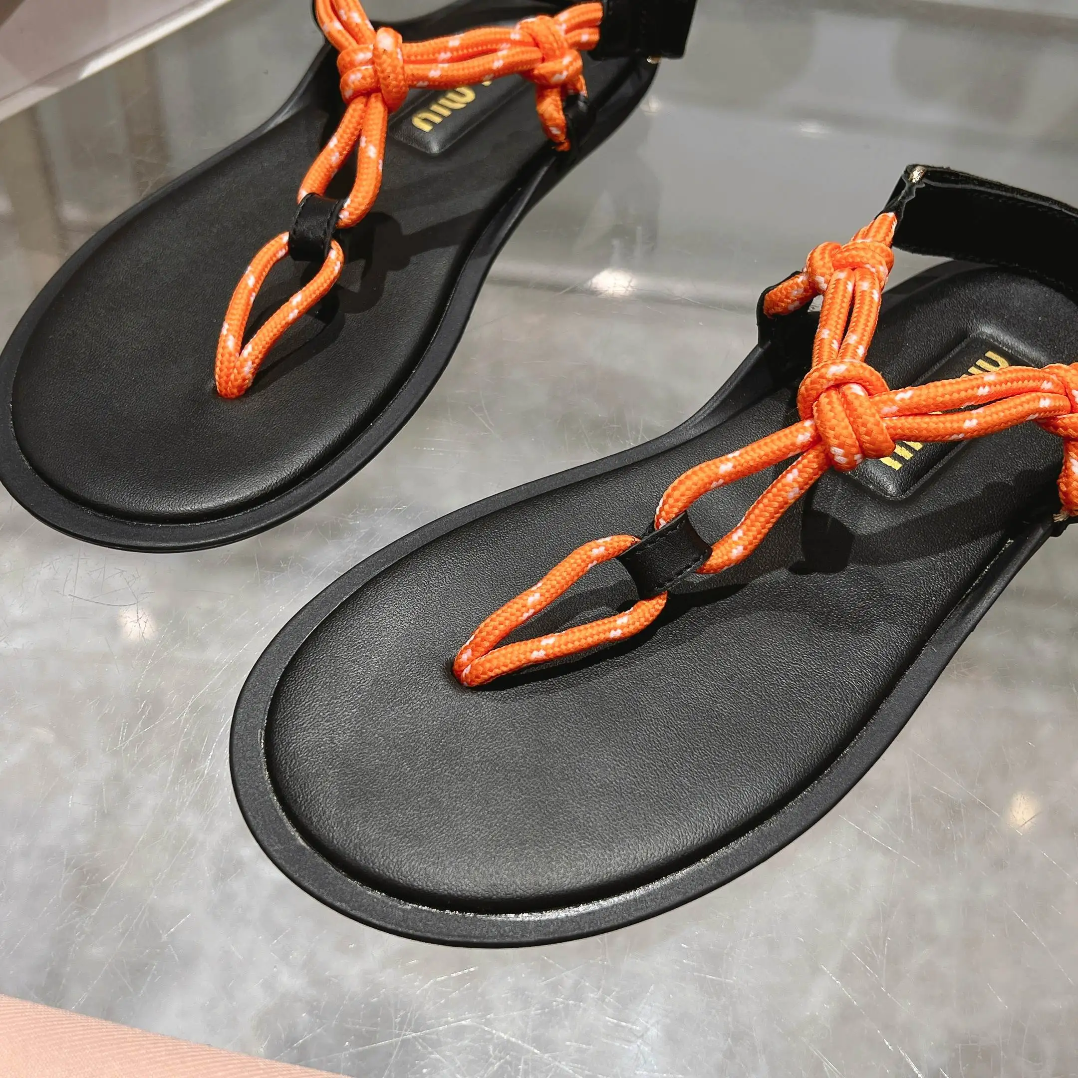 Color: Red, Shoe Size: 38 - 25 New Summer Products, Super Cost-effective, Summer Sandals and Flip-flops Are Versatile and Trendy, MIU Series Flip-flops