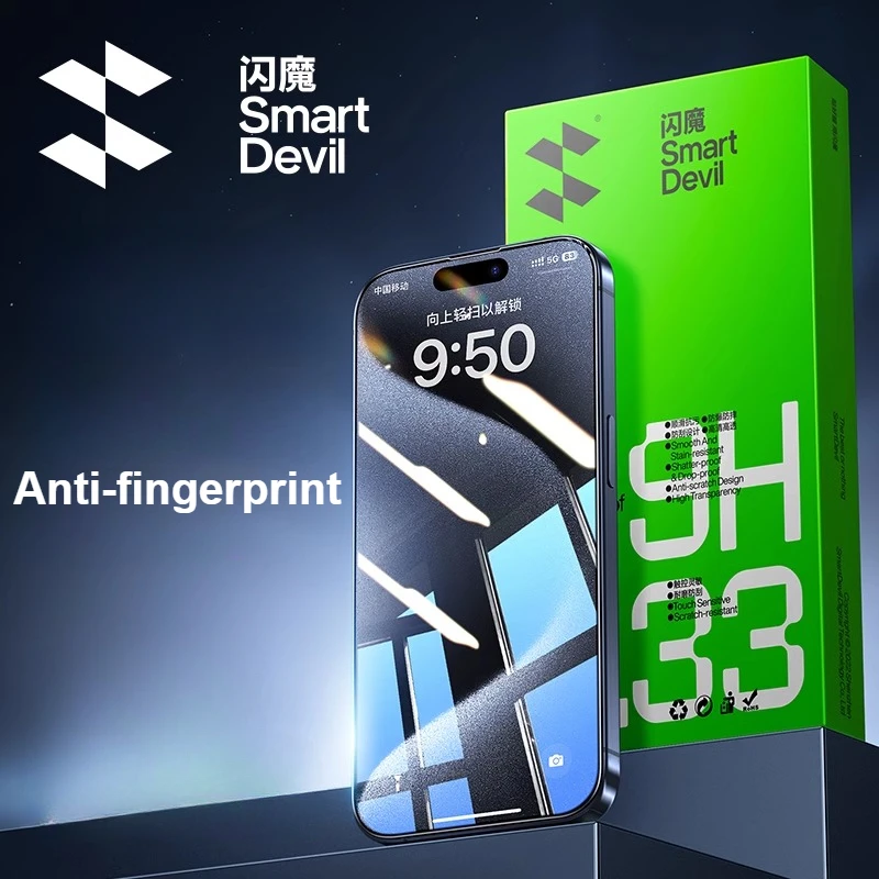 Color: Other, Material: High Definition - SmartDevil 2/3PCS Anti-fingerprint Tempered Glass Film for iPhone 15Pro Max 14Pro 13 15 Non-full Cover HD Clear Screen Protector