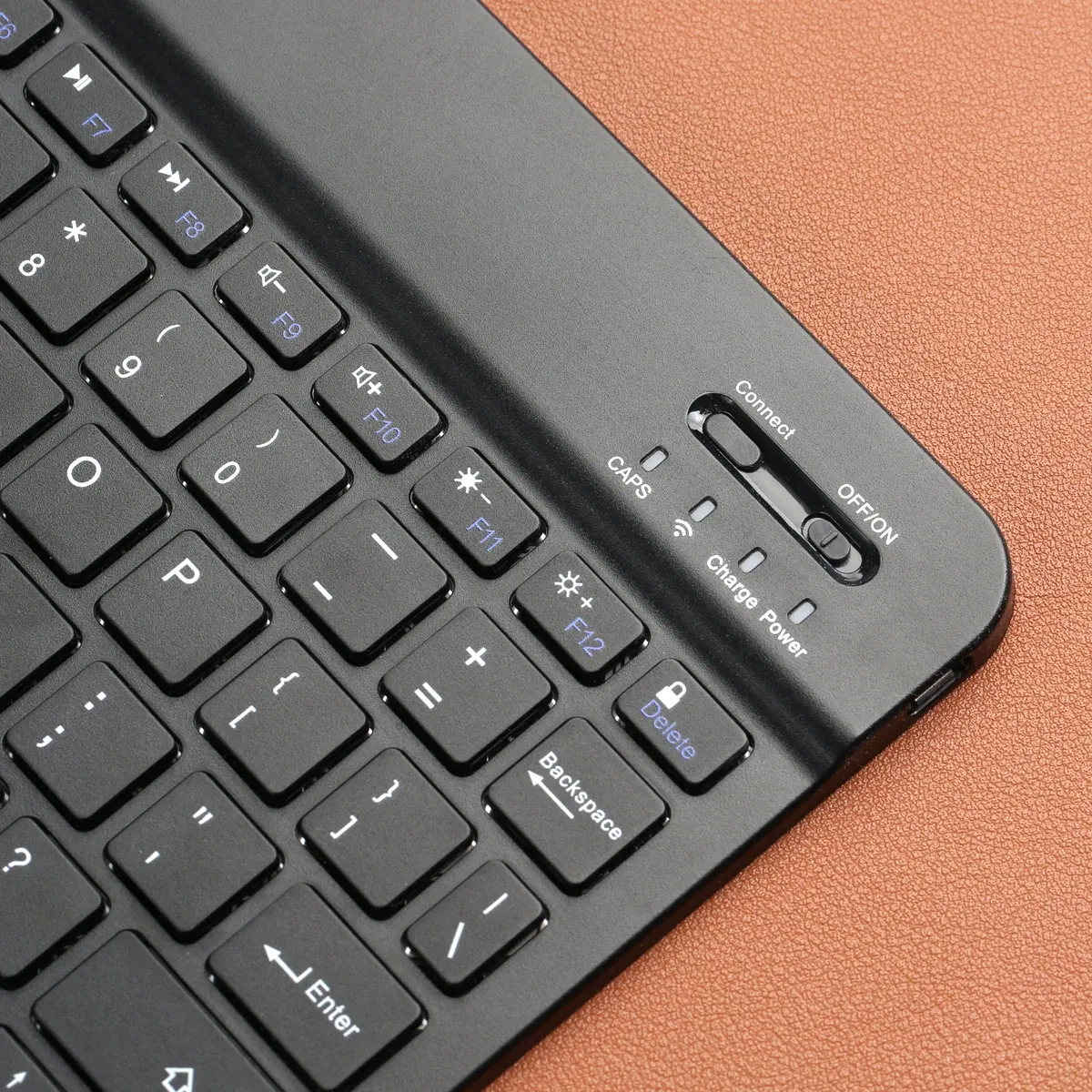 Color: Blue - Wireless Keyboard Bluetooth-compatible Keyboard For Android IOS Windows Mini 78-Key Gaming Keybaord for PC iPad Tablet Keyboard
