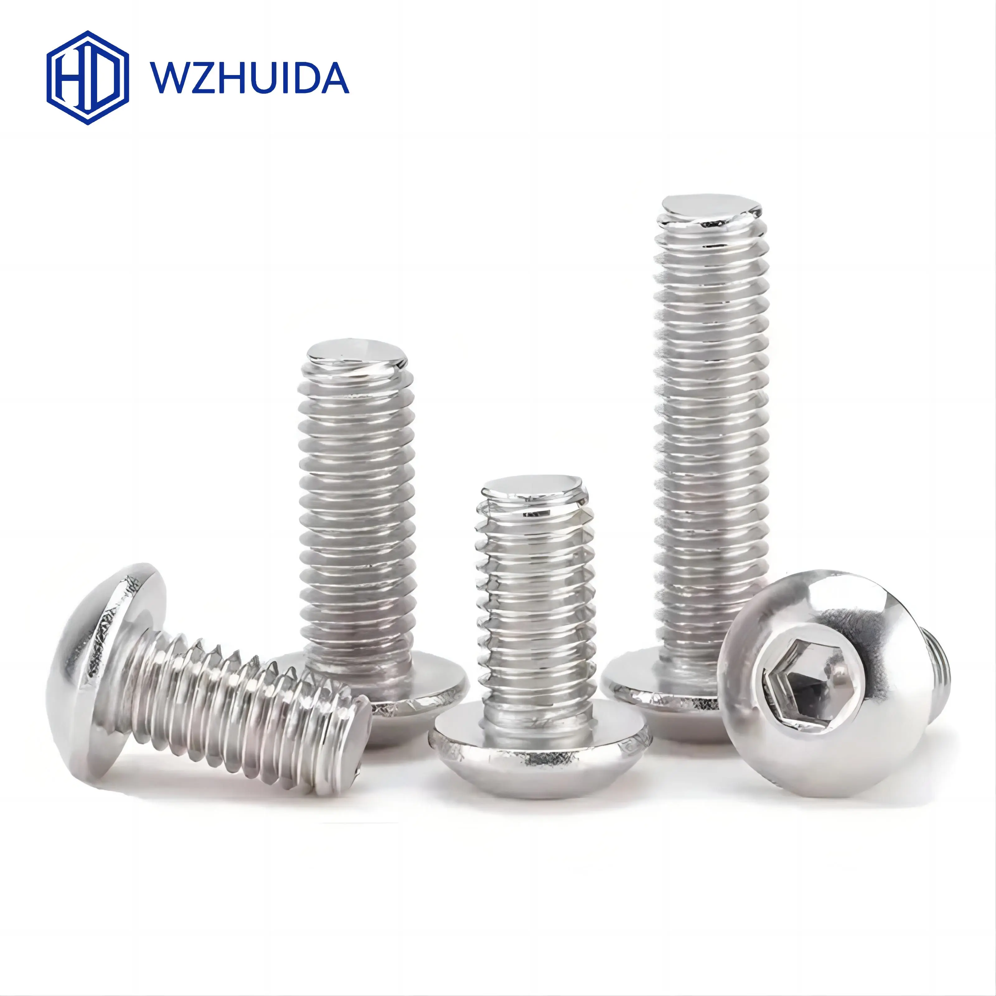 Size: M5.5, Length: 55mm - 5-50pcs M2 M3 M4 M5 M6 M8 M10 Hex Socket Button Head Cap Screws Stainless Steel ISO7380