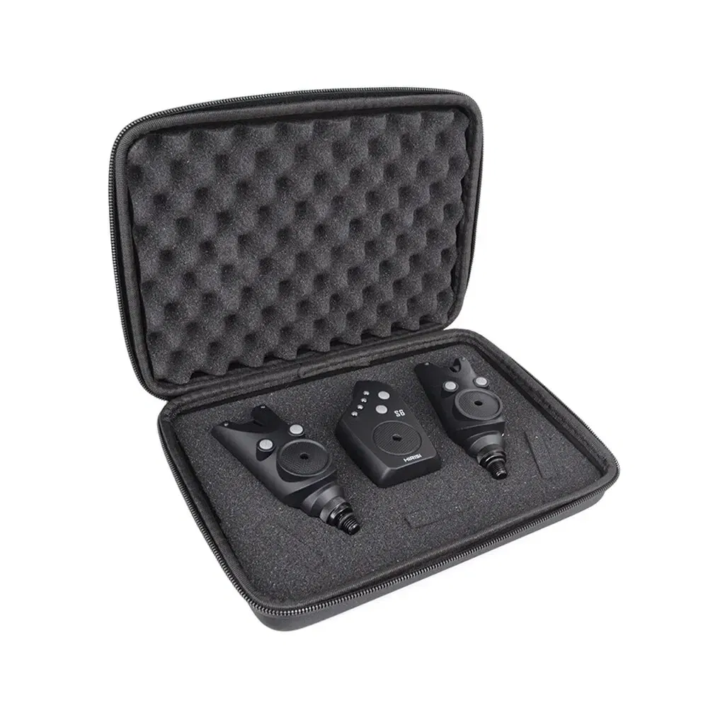 Color: Brown - Hirisi Wireless Carp Fishing Alarm Set Waterproof Fishing Bite Alarms Fishing Accessories Fishing Bite Indicator S6