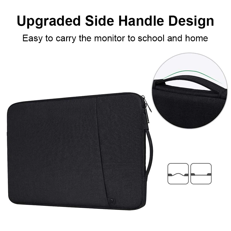 Color: Beige, Size: 15.6-inch - Laptop Sleeve Handbag Case 13, 13.3, 14, 15, 15.6 15.4 Inch for Macbook Pro Air Waterproof Notebook Cover Lenovo ASUS Huawei Bag