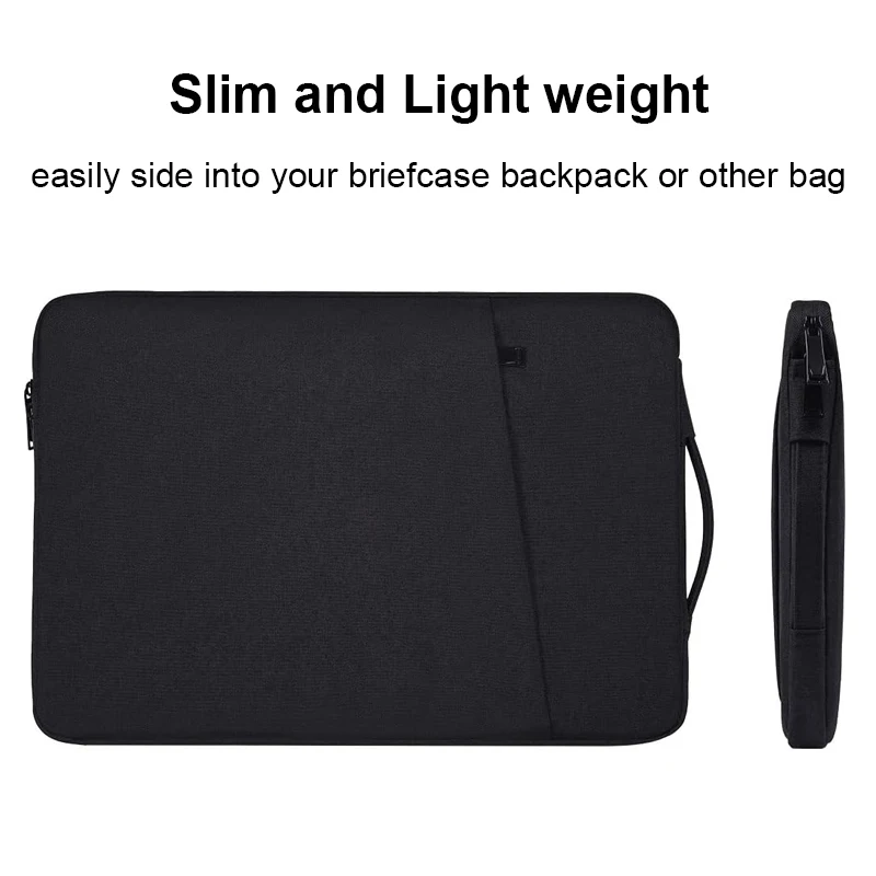 Color: Beige, Size: 15.6-inch - Laptop Sleeve Handbag Case 13, 13.3, 14, 15, 15.6 15.4 Inch for Macbook Pro Air Waterproof Notebook Cover Lenovo ASUS Huawei Bag