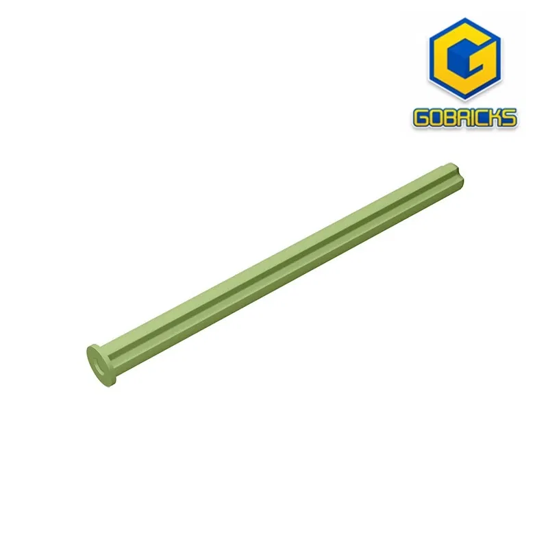 Color: Red - MOC PARTS GDS-885 Technical, Axle 8 with Stop compatible with lego 55013 toys Assembles Building Blocks Technical