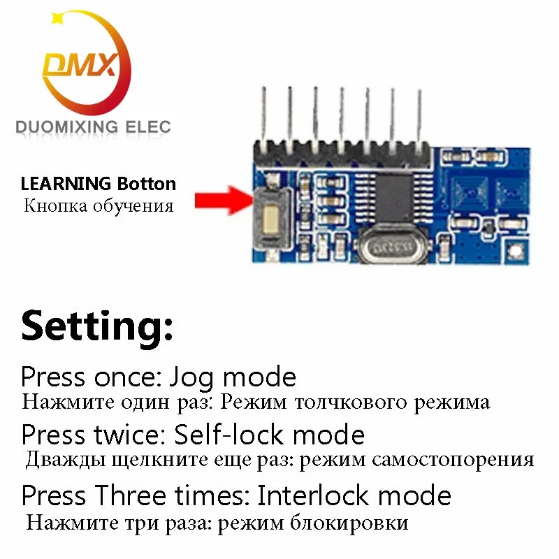 Color: Pink - 100PCS RX480E RX480E-4WQDTXx100 RX480E-4CDTXx100 RX480E-4 RX480E-3 1527 / 2262 315 / 433MHz Wireless receiving decoding module