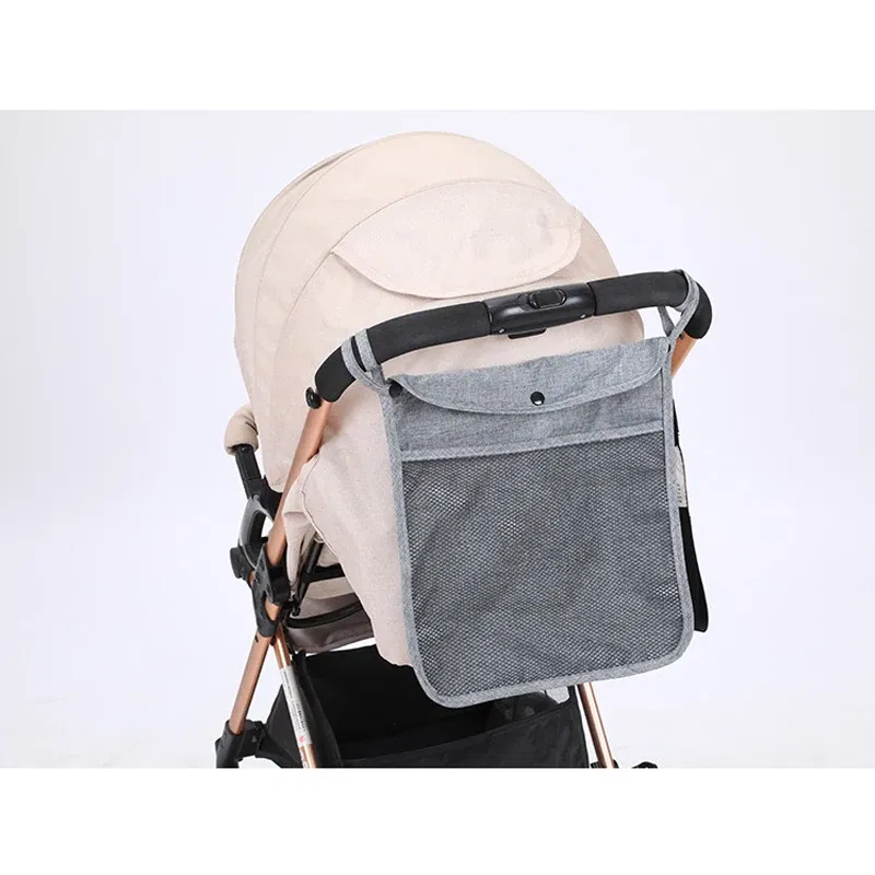 Color: Yellow, Ships From: CHINA - Pet Stroller Organizer Bag Infant Pram Cart Mesh Hanging Storage Bag Baby Trolley Bag Stroller Seat Pocket Carriage Bag Stroller
