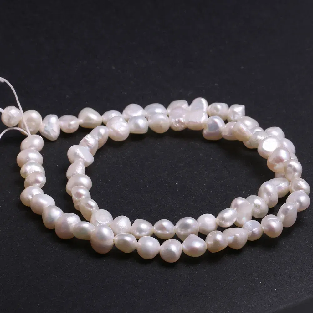Color: light green, Item Diameter: 20mm - Natural Freshwater Pearl Baroque White pink Irregular Beads for Jewelry Making DIY Earrings Bracelet Necklace Accessories