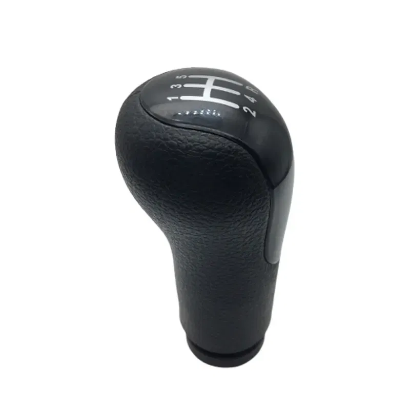 Color Name: Red - For Ford FIESTA FUSION 2002 - 2008 MT 5 6 speed Black Car Shift Gear Knob Handle With Dust Cover Car Styling
