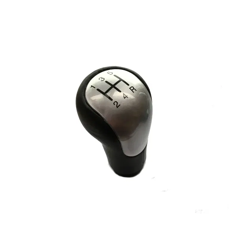 Color Name: Red - For Ford FIESTA FUSION 2002 - 2008 MT 5 6 speed Black Car Shift Gear Knob Handle With Dust Cover Car Styling