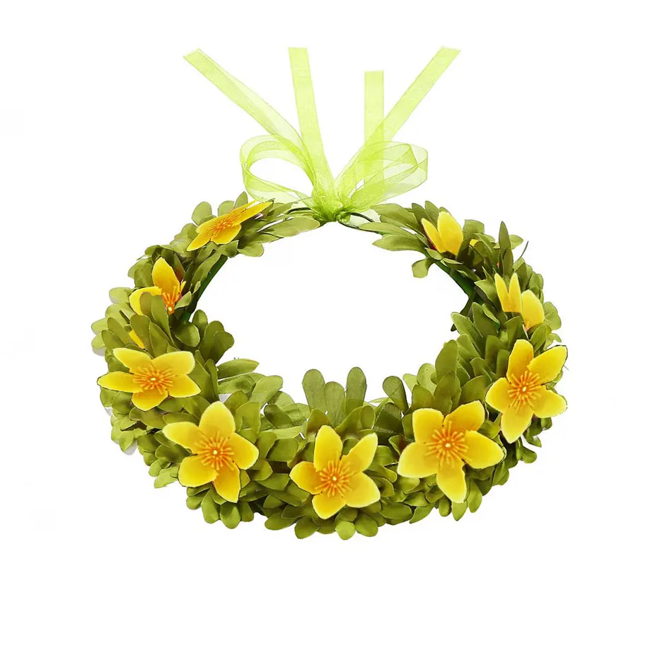 Color: PURPLE - Lovely Disney Moana 2 Dancing Flower Garland Headdress Kids Adult Hawaii Beach Floral Headgear Princess Vaina Cosplay Accessory
