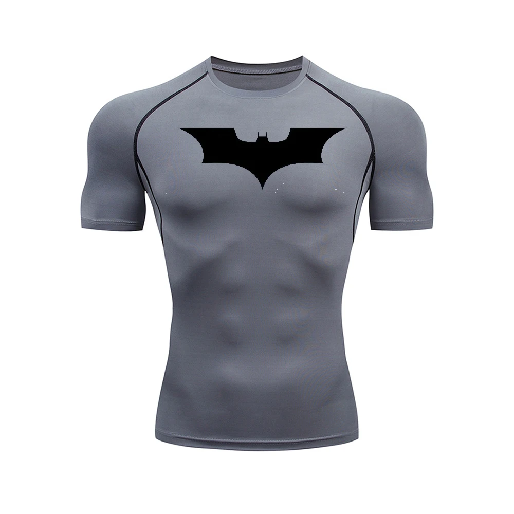 Color: Navy Blue, Size: M - Men's Athletic Compression Shirts Athletic Quick Dry Breathable Rash Guard Athletic Tight Workout Tops Summer Men