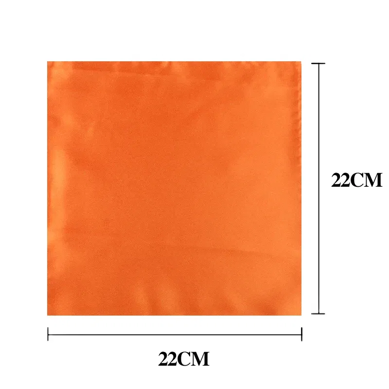 Color: Fuchsia - Satin Handkerchief For Men Candy Color Mens Suits Pocket Square Business Chest Towel Hanky Suit Napkin Solid Hankies