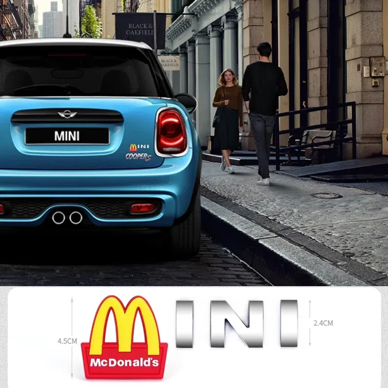 For BMW MINI ONE Cooper S JCW R56 R60 R61 F54 F55 F56 F57 F60 Car Body 3D Decoration Sticker Exterior Modification Accessories