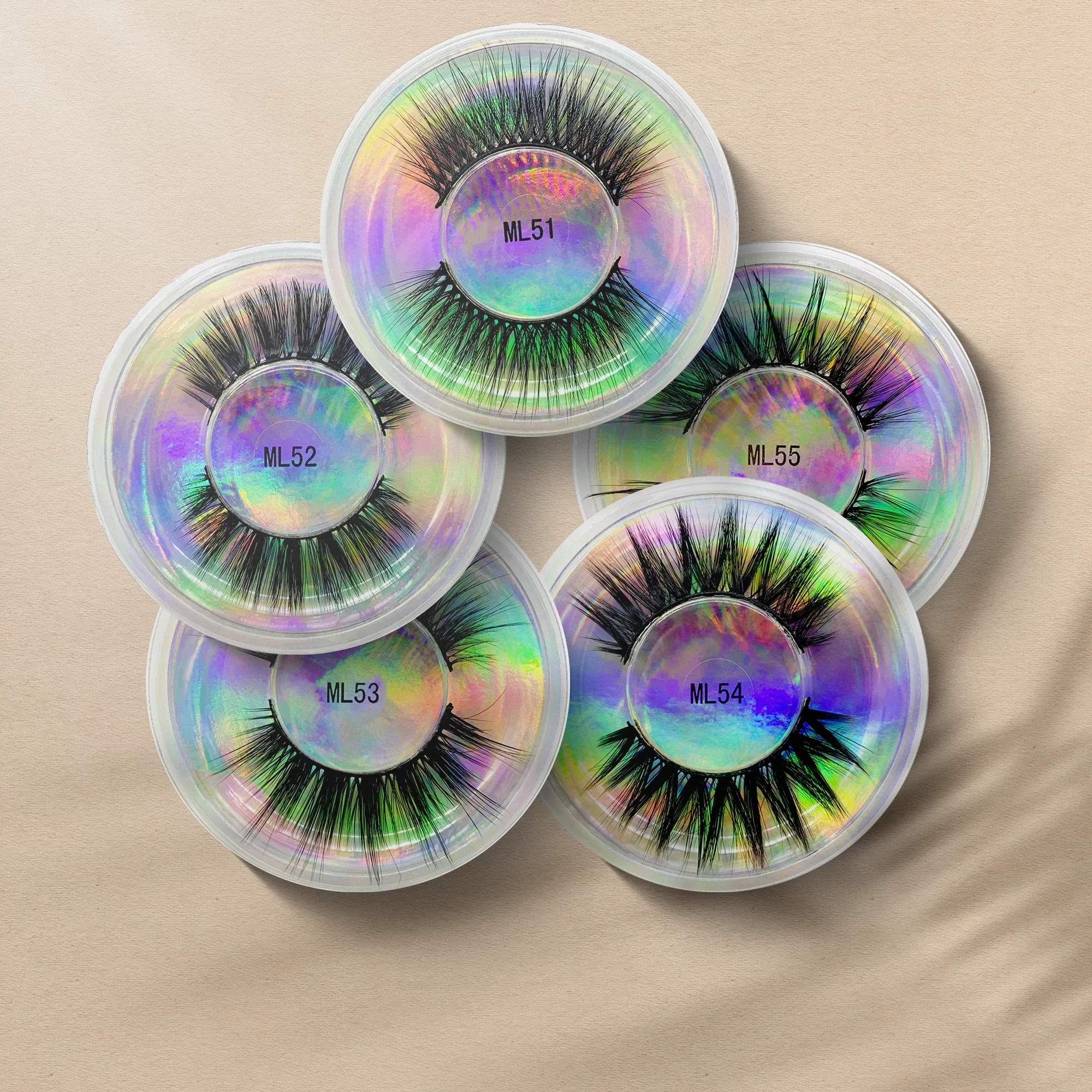 Color: Dark Kkhaki, Ships From: CHINA - Fake Eyelashes Wholesale Fluffy False Eyelashes Makeup Eyelash Extension Accessoires Faux Mink Lashes maquiagem