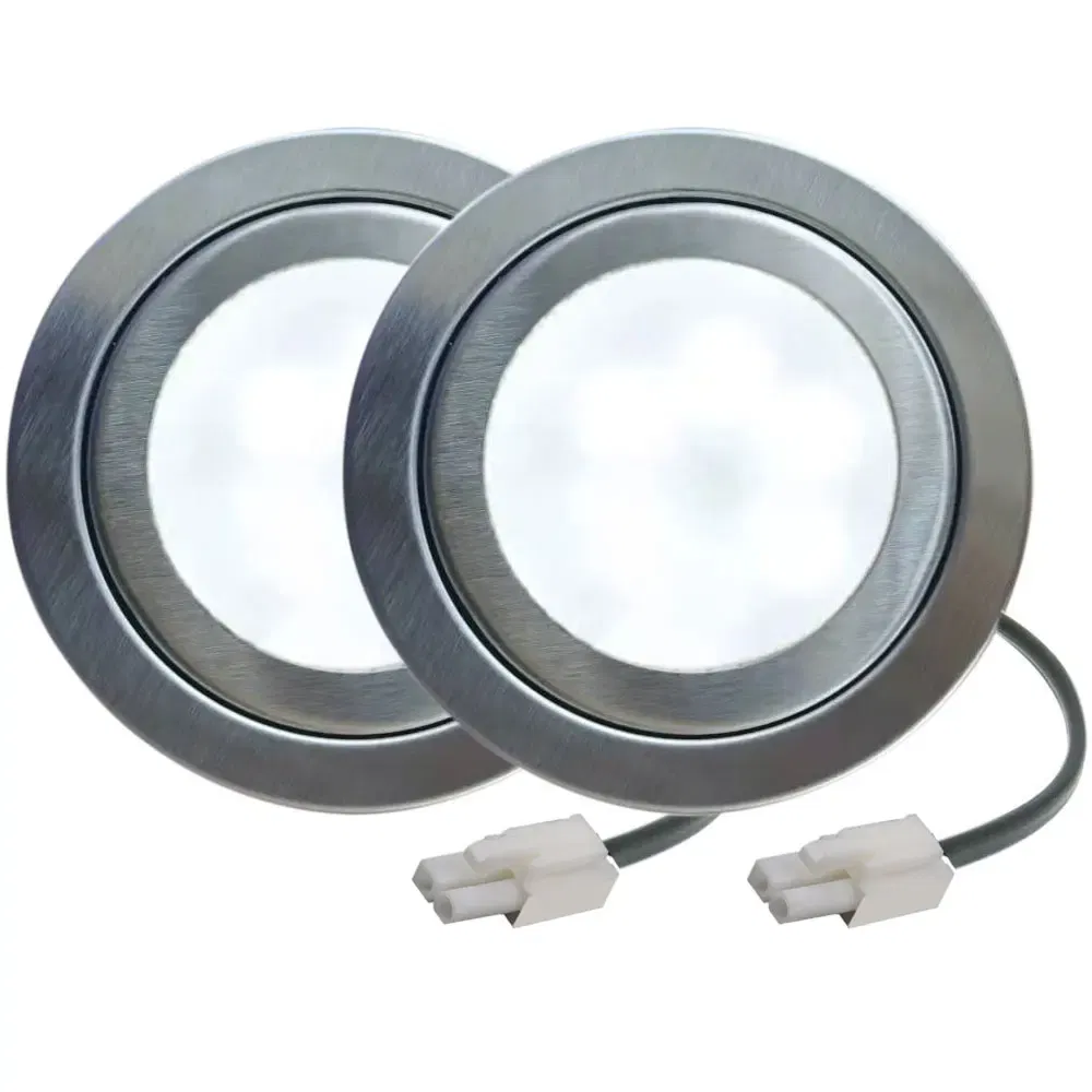 Emitting Color: WHITE, Support Dimmer: No - 1-Set Retrofit Kitchen Smoke Light 1.5W 68mm Range Hood Exhauster Fan Light Bulb Ventilator Lamp 20W Halogen Bulb Equivalent