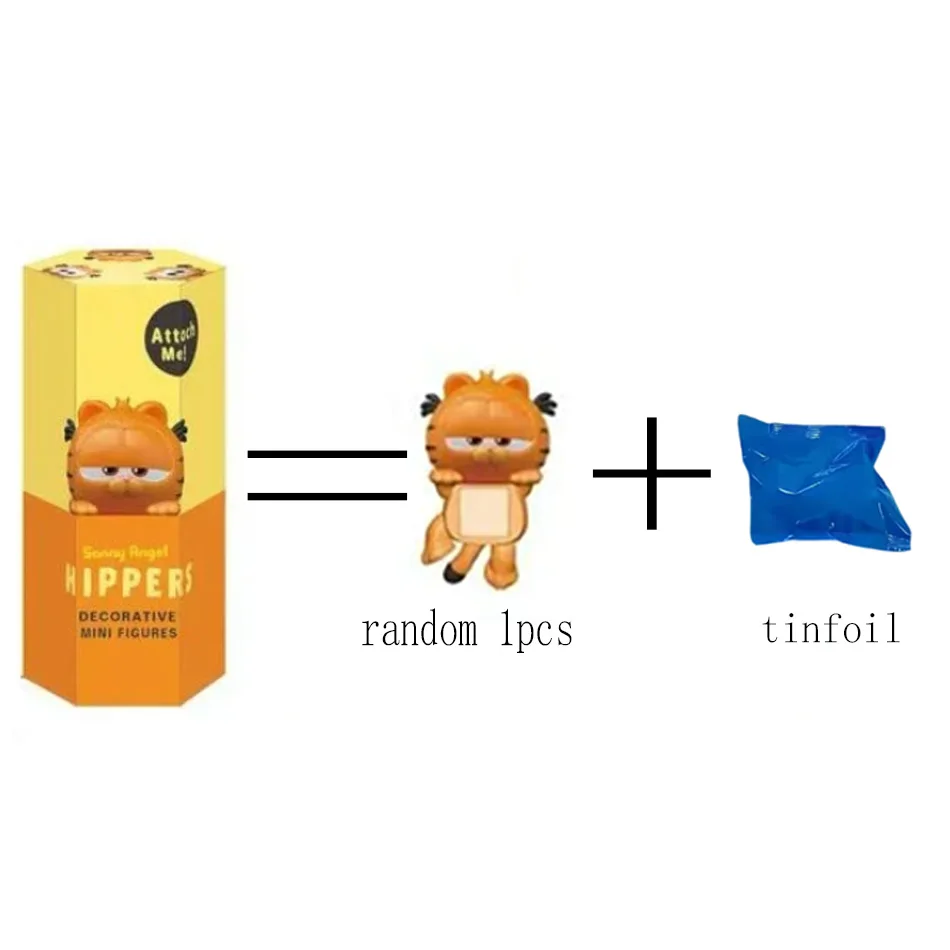 Color: Red - Nieuwe Garfield Sonny Angel Blind Box Capybara Anime Figuren Ornamenten Poppen Fans Kinderen Kerstcadeau