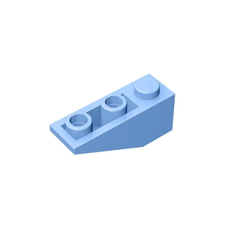 Color: Dark Grey - Gobricks GDS-596 Slope, Inverted 33 3 x 1 compatiblewith lego 4287 pieces of children's toys Assembles Building Blocks Technical