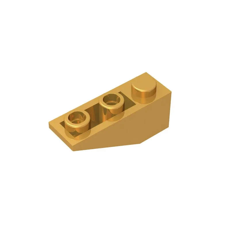 Color: Dark Grey - Gobricks GDS-596 Slope, Inverted 33 3 x 1 compatiblewith lego 4287 pieces of children's toys Assembles Building Blocks Technical