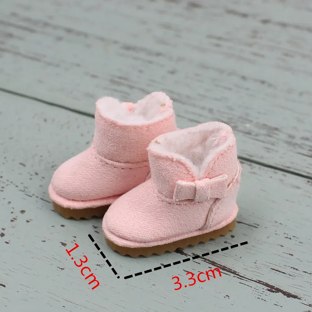 Color: green, Size: One Size - ICY DBS Blyth doll toys shoes winter boots snow shoes about 3.5cm toy shoes