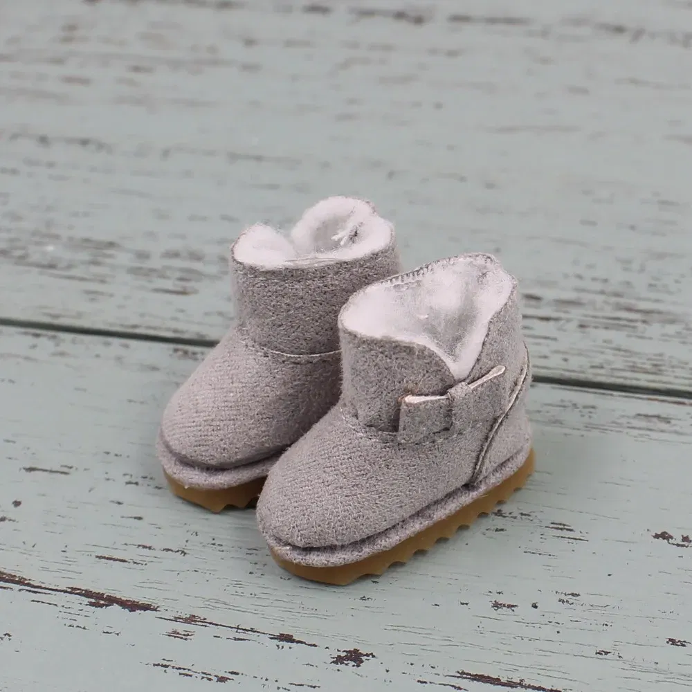 Color: green, Size: One Size - ICY DBS Blyth doll toys shoes winter boots snow shoes about 3.5cm toy shoes