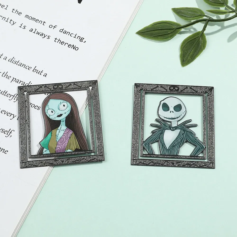 Color: Green - Anime Cartoon Christmas Eve Book Mark for Book Lovers Gift Anime Movie Fans Collection Metal Bookmarks Book Accessory Mark