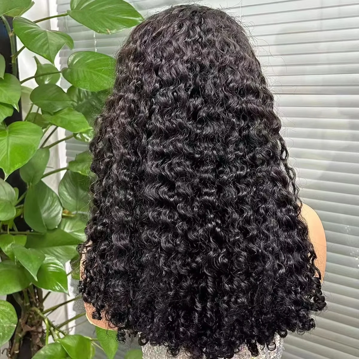 Color: #1B, Ships From: CHINA, Stretched Length: 18inches, Density: 300%, Lace Size: 13x4 - 300% Density 12A Double Drawn 13x4 Lace Front Bouncy Curly Human Hair Wigs Natural Burmese Curly Remy Hair Wigs for Black Women