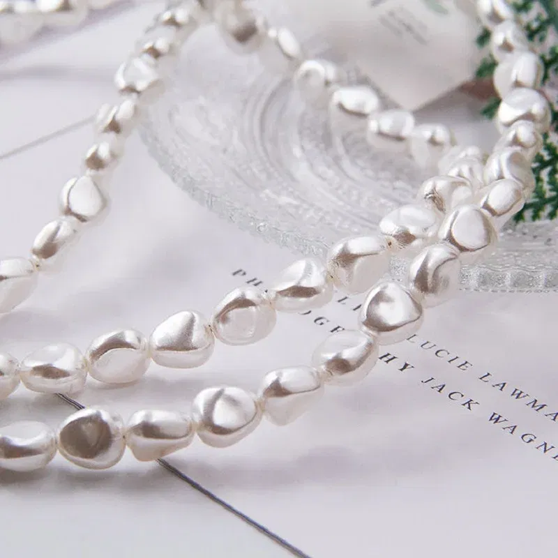 Color: Blue, Bundle: Case & Strap, Material: PU - DIY Luxury Pearl Chain Crossbody Strap Shockproof Acrylic Lanyard Phone Case for iPhone 14 13 12 PRO 15 Pro Max X XS 12 MINI
