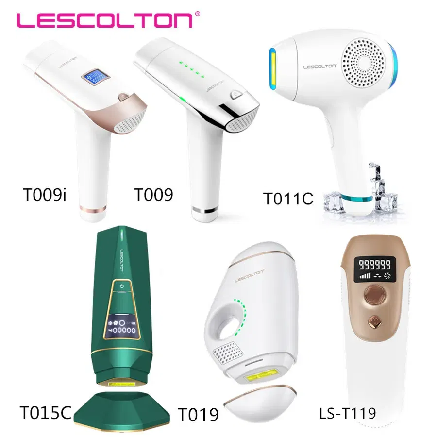 Color: Light Grey, Ships From: CHINA - Lescolton IPL Laser Permanent Hair Removal Device Bikini Trimmer Laser Epilator for Women Men Facial Armpit Bikini Beard Legs