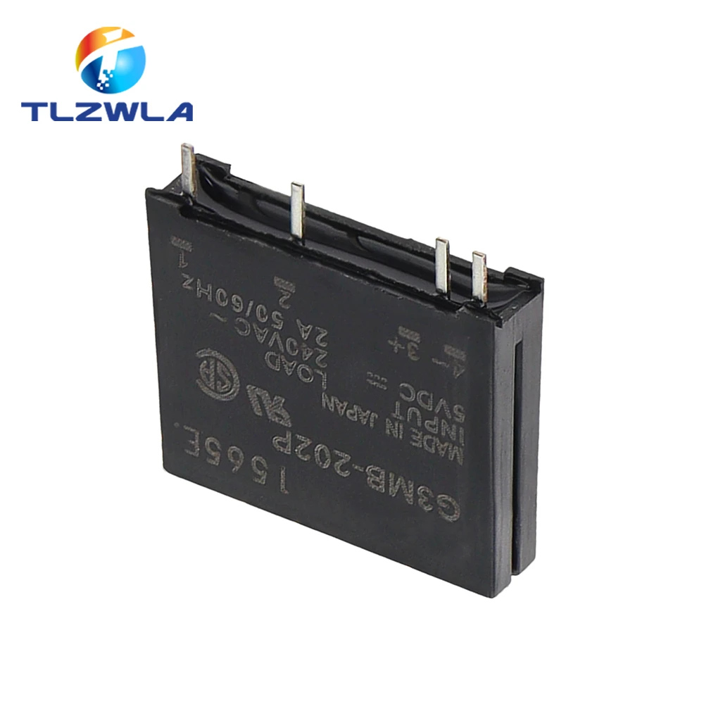 Size: S - 1Pcs 5V 12V 24V DC-AC Solid State Relay Module G3MB-202P G3MB 202P PCB SIP SSR AC 240V 2A Snubber Circuit Resistor Relay Switch