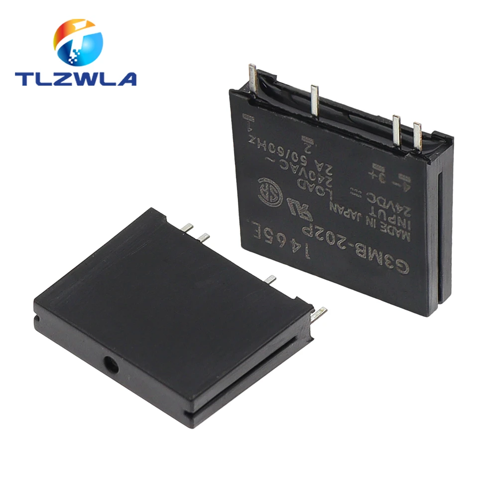 Size: S - 1Pcs 5V 12V 24V DC-AC Solid State Relay Module G3MB-202P G3MB 202P PCB SIP SSR AC 240V 2A Snubber Circuit Resistor Relay Switch