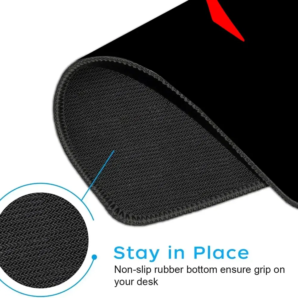 Color: WHITE, Size: XXS - E-Sports Mousepad Premium Locking Edge Mouse Mat Chinese Character "Love" Speed Mouse Pad 450x400MM Ultrafine Surface Desk Mat