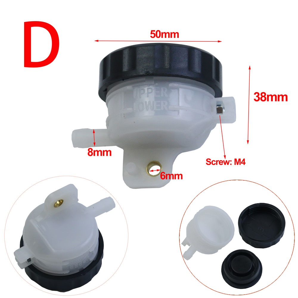 Color: Army Green - Universal Motorcycle Lever Brake Oil Tank Foot Brake Master Cylinder Oil Cup Fluid Bottle Reservoir Dirt Bike Scooter Pitbike