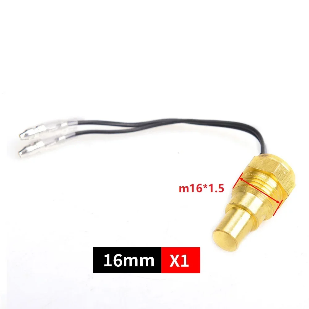 Color: WHITE - 12V/24V Universal Water Temperature Sensor For Water Temperature Gauge 10MM 14MM 16MM 17MM 21MM 1/8 3/8 1/2