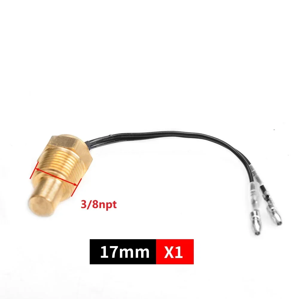 Color: WHITE - 12V/24V Universal Water Temperature Sensor For Water Temperature Gauge 10MM 14MM 16MM 17MM 21MM 1/8 3/8 1/2