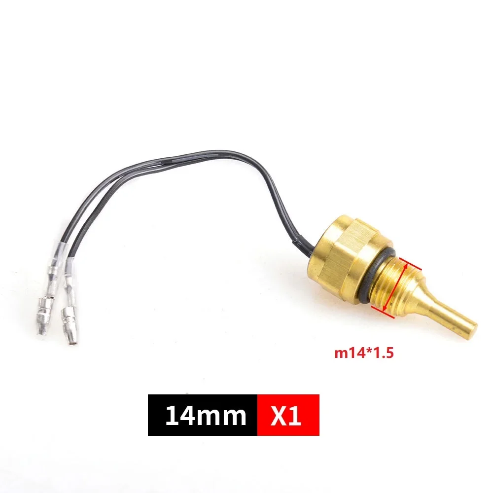 Color: WHITE - 12V/24V Universal Water Temperature Sensor For Water Temperature Gauge 10MM 14MM 16MM 17MM 21MM 1/8 3/8 1/2