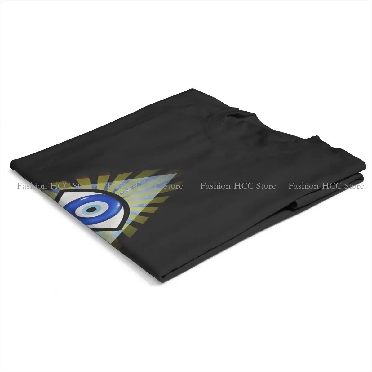 Color: black, Size: XXL - Evil Eyes Polyester TShirts Evil Eye Protection - All Seeing Eye Personalize Homme T Shirt Hipster Tops