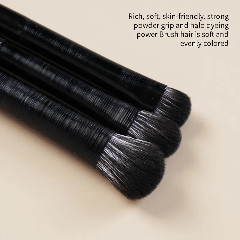 Handle Color: black, Ships From: CHINA - Natural Eye Makeup Brushes Set Eyeshadow Brush Eyebrow Contour Eyeliner Brush Women Eyes Cosmetic Blending Detail Make Up Tools