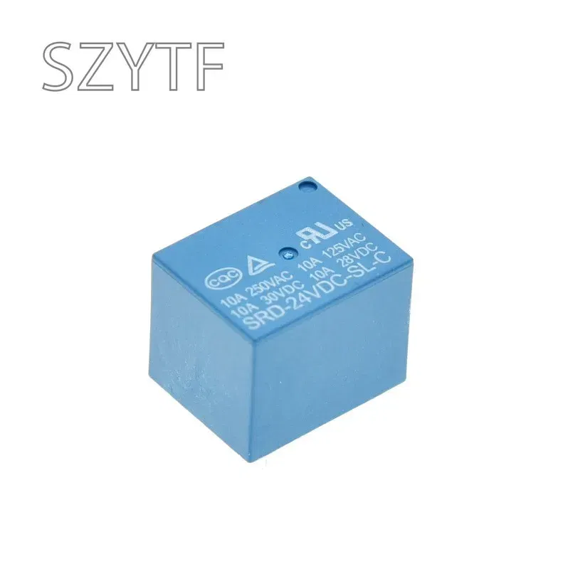 Color: Red - 5PCS? Relay SRD-05VDC-SL-C SRD-03 05 06 09 12 24 12VDC-SL-C 5PINS 3V 5V 9V 6V 24V 12V High-quality 10A 250VAC 5 pin