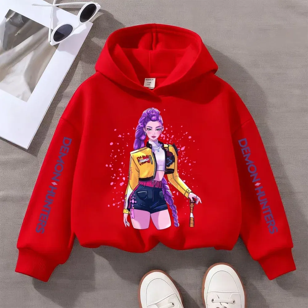 Color: SKY BLUE, Kid Size: 152 - Kpop Witch Hunt Children's clothing, including men's and women's spring and autumn hoodies and fashionable sweatshirts