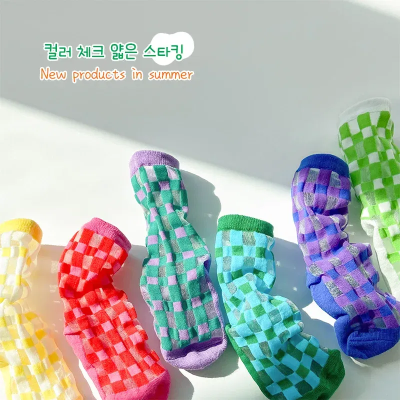 Color: Gold, Size: 2-3T - Boys Summer Socks Girls Thin Socks Trendy Pattern Crew Socks Children Socks 3 Pairs